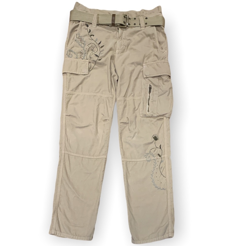 Da-Nang Embroidered Corduroy Cargo Pant